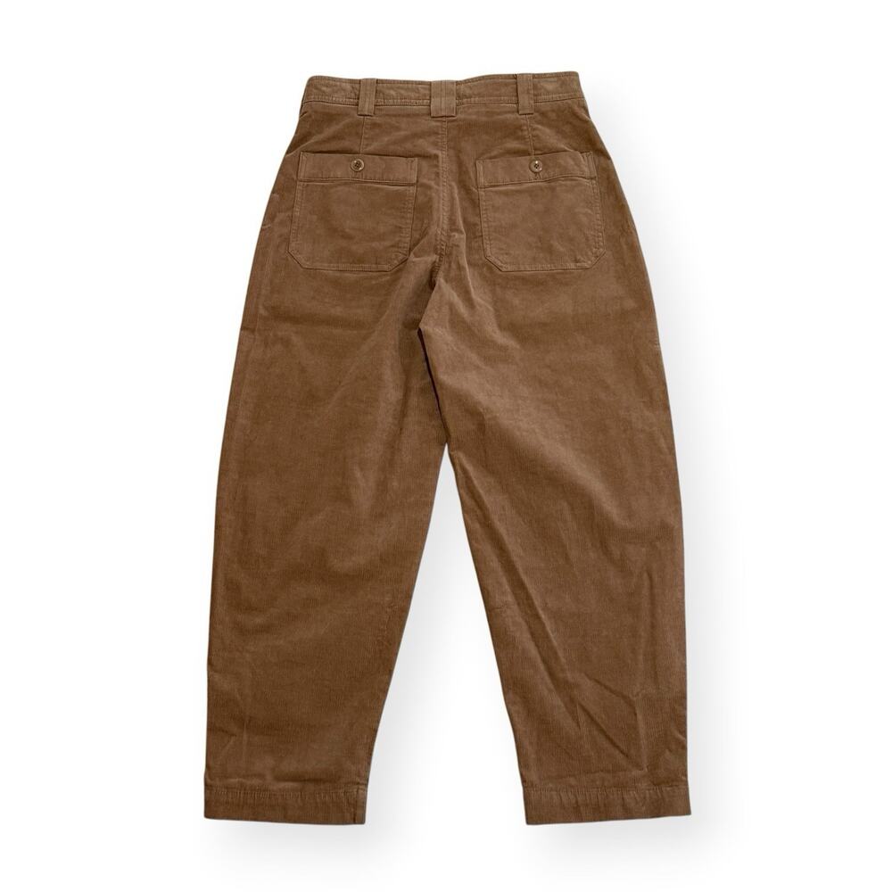 NWT Banana Republic The Corduroy Barrel Pant Womens Size 4 Cargo Camel Tan - Picture 6 of 10